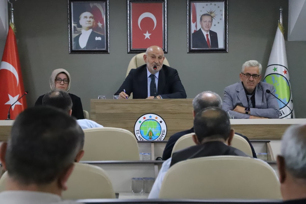 HENDEK BELEDİYESİ HAZİRAN AYI MECLİS TOPLANTISINDA 4 MADDE GÖRÜŞÜLDÜ