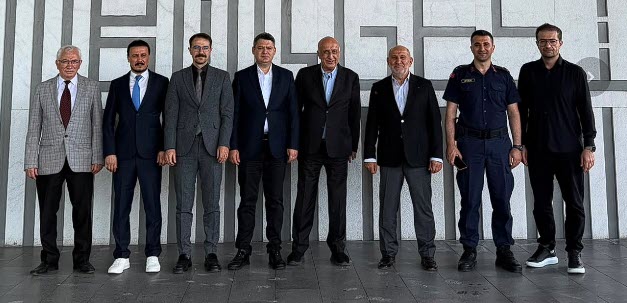  Gökpınar, protokol üyeleri ve Püsküllü'den Şükrü Bodur’a ziyaret