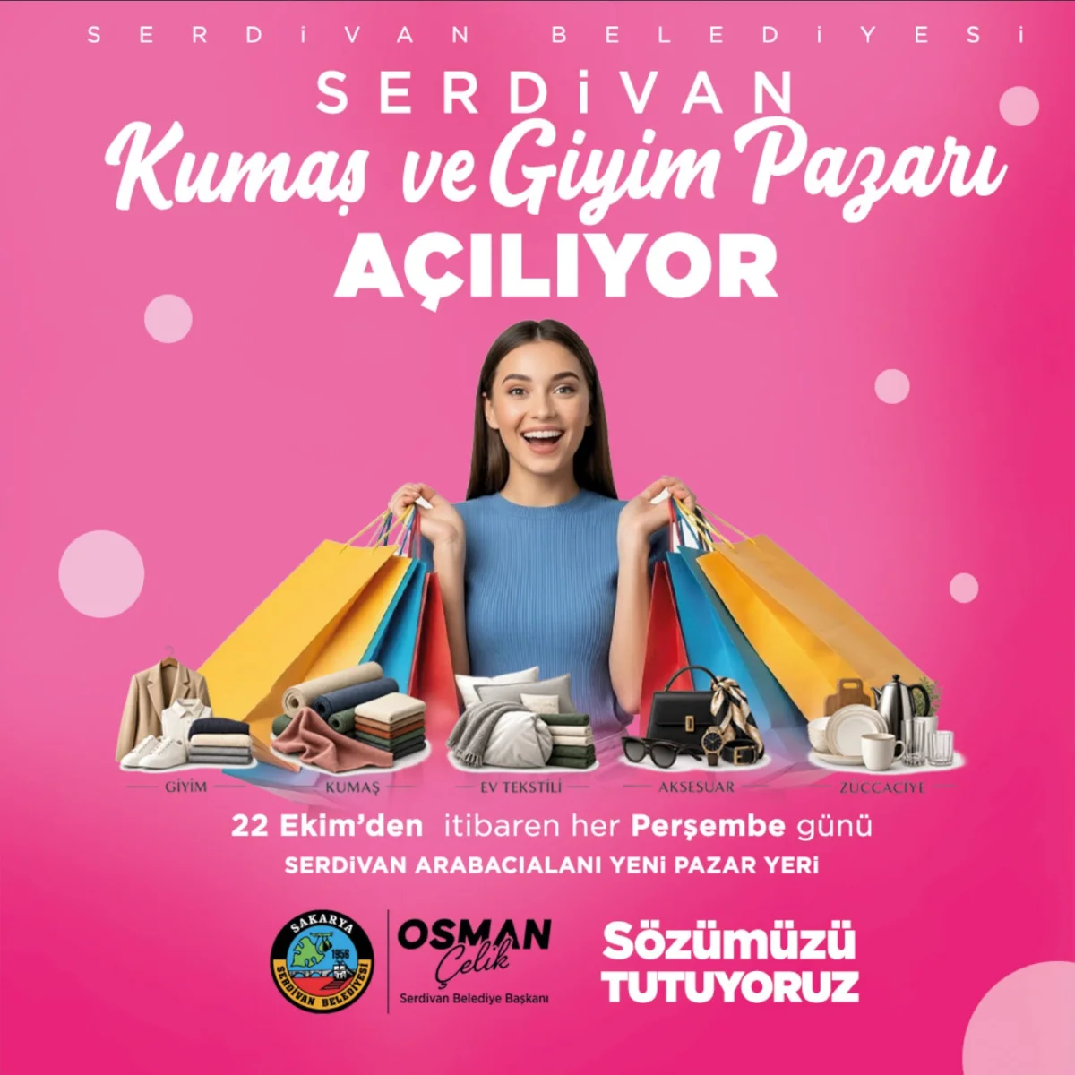 Serdivan’da İki Yeni Pazar Kapılarını Açıyor