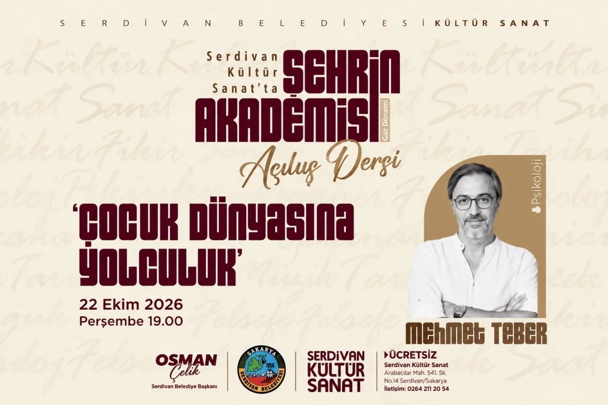 Serdivan’da Şehrin Akademisi Mehmet Teber ile Yeni Dönem!