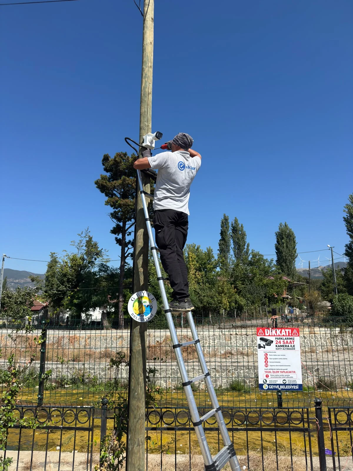 Geyve'de Parklar Tamam. Güvenlik Önlemi Tam